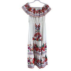 Summer Tiered Maxi Dress - Off the shoulder - Size L